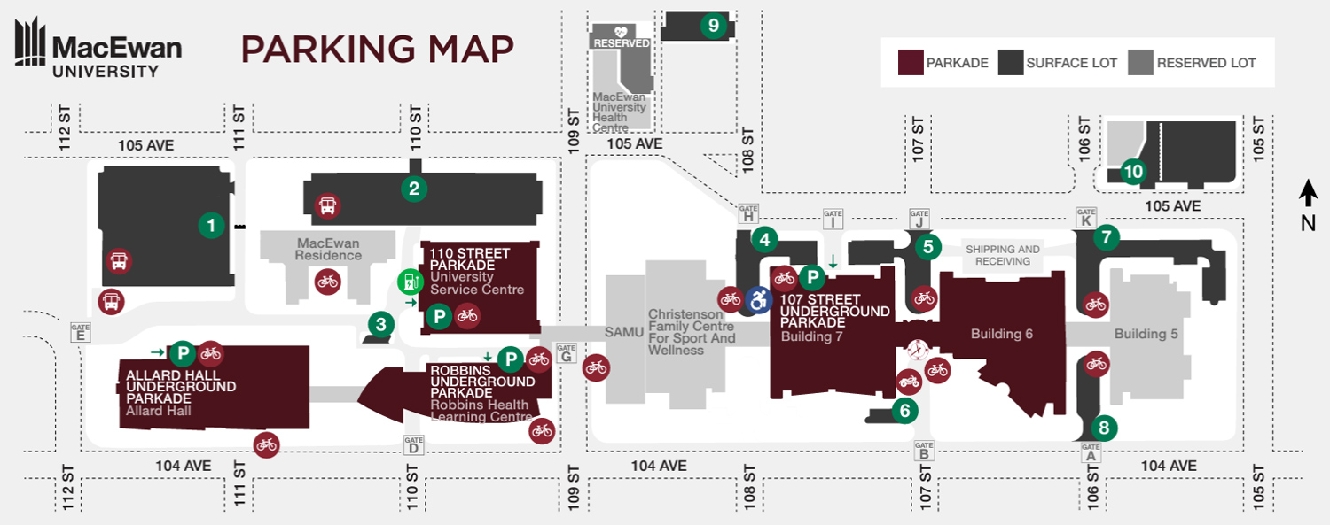 City Centre Campus map