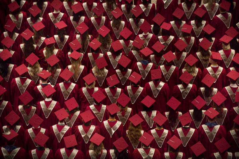 convocation hats maroon