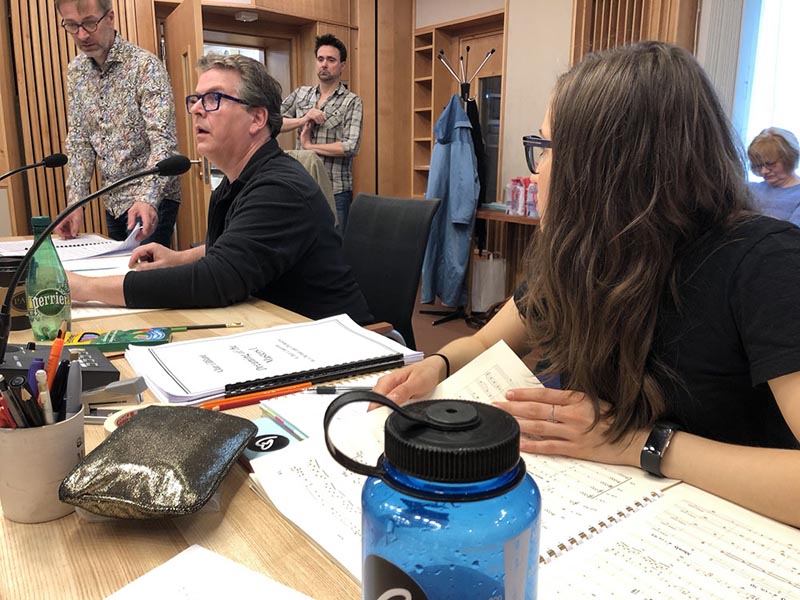  Dr. Allan Gilliand, pictured here in 2019 recording his compositions with an orchestra in Prague