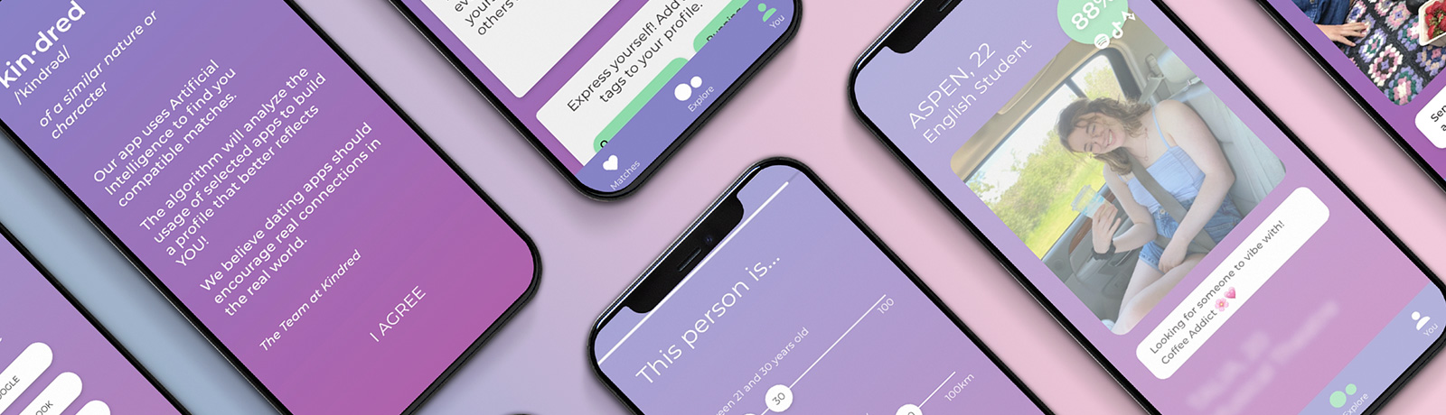 phone screenshots of app