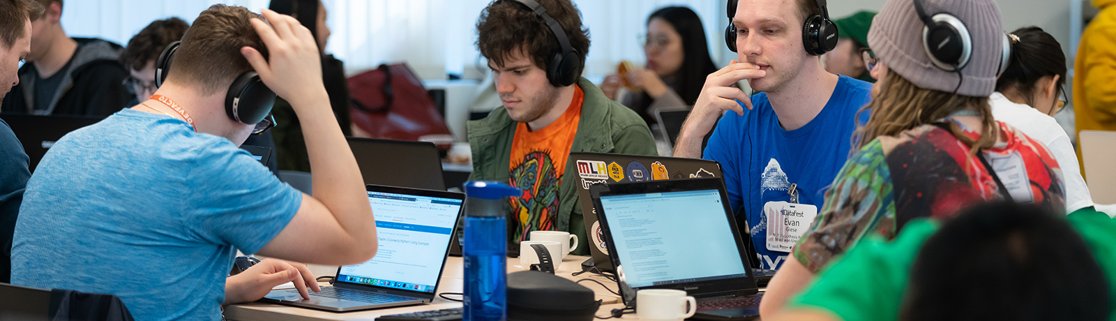 student at reading identity conference