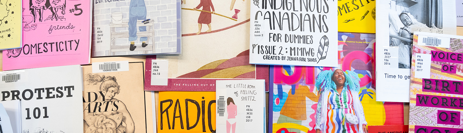 pile of zines