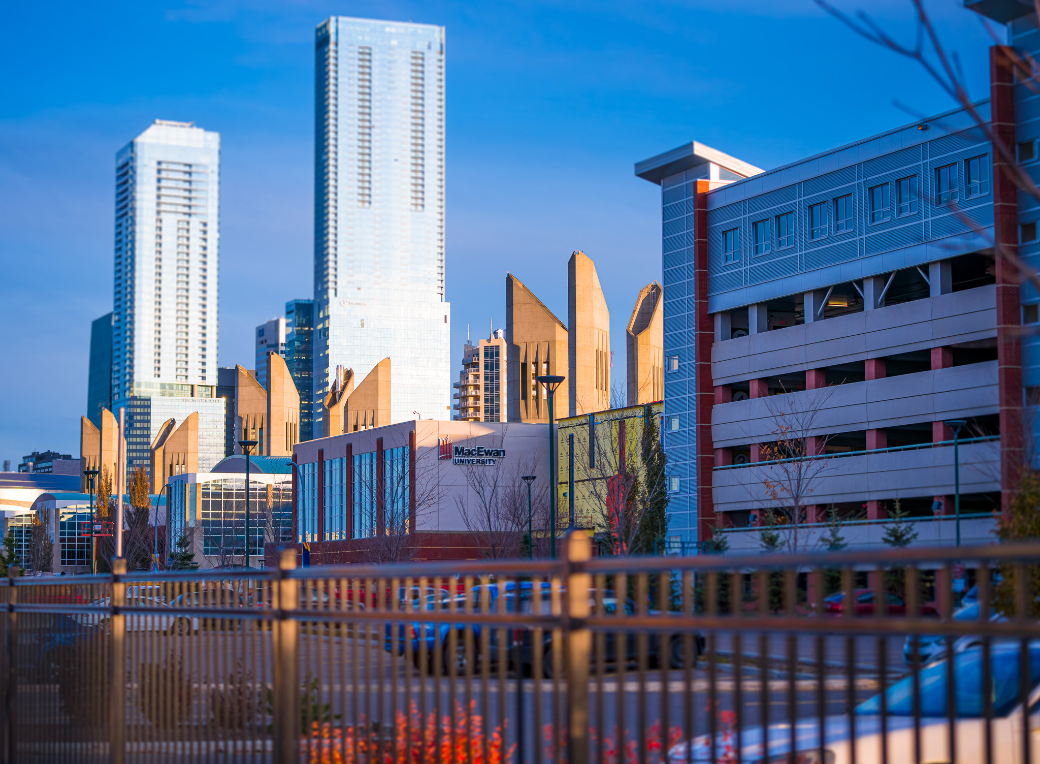 Photo of MacEwan University and the City of Edmonton's downtown