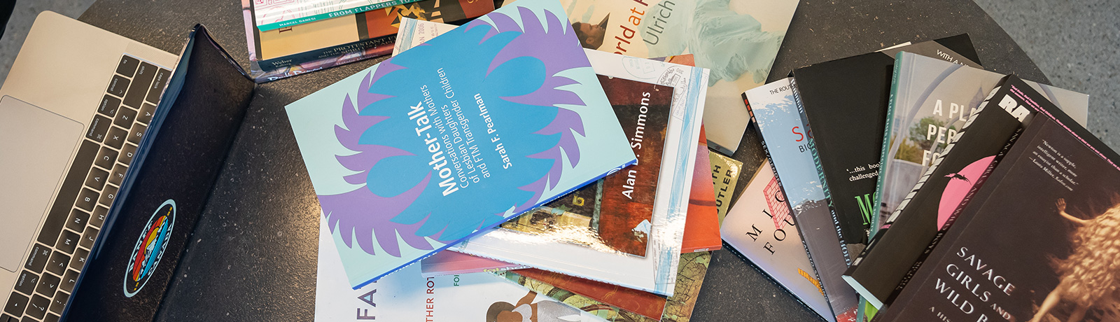 pile of sociology books