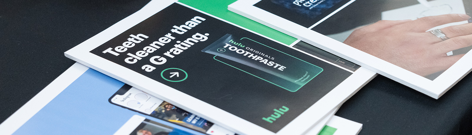 close up of print work