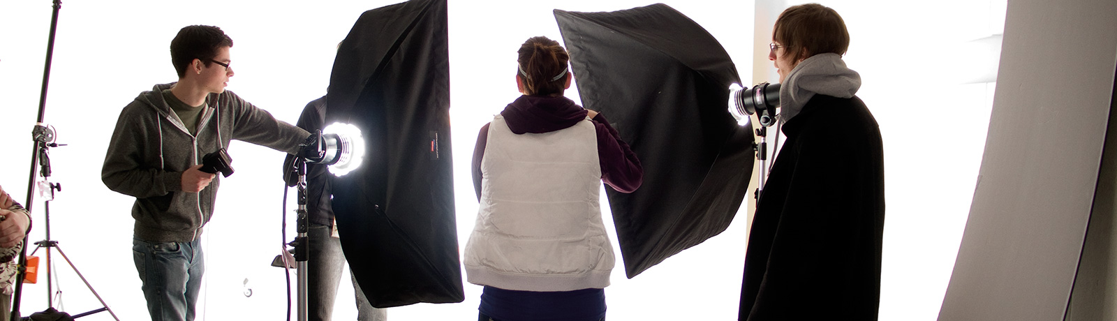 students in photography room