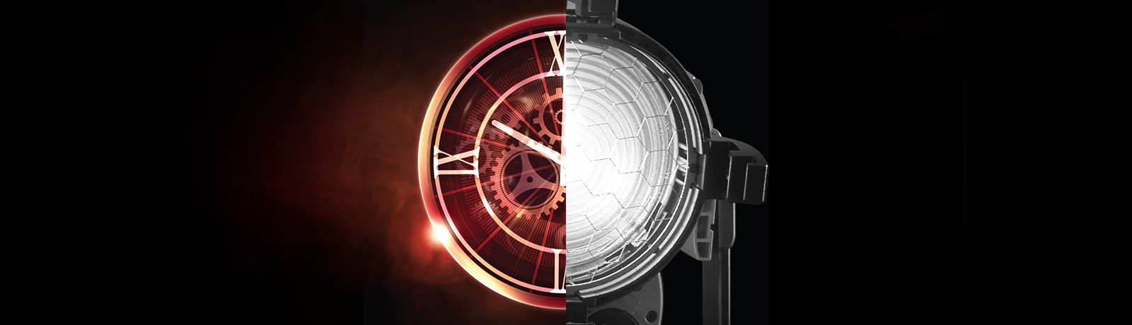 clock and stage light