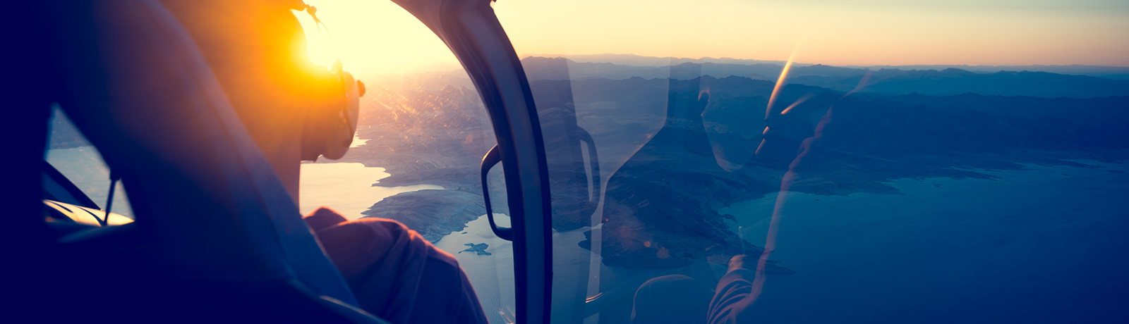 pilot in airplane