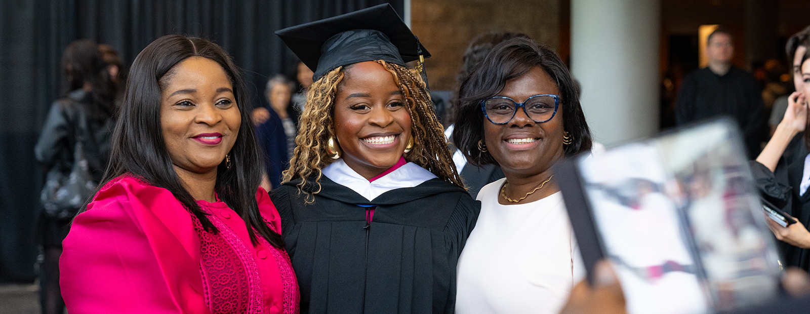 students at convocation