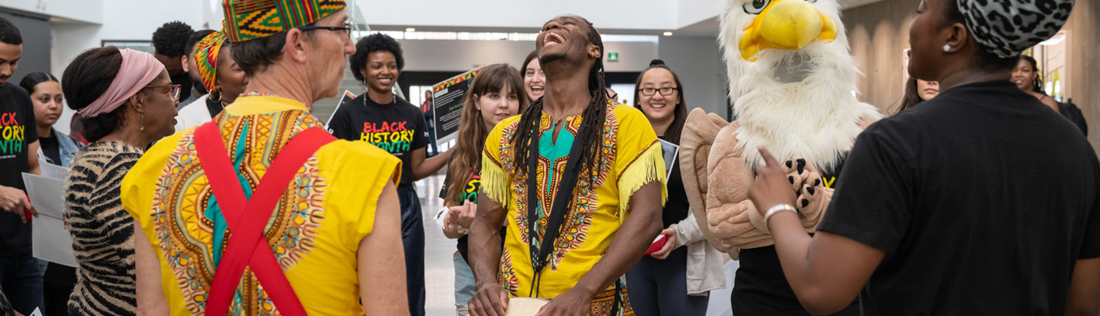 black history month drum celebration