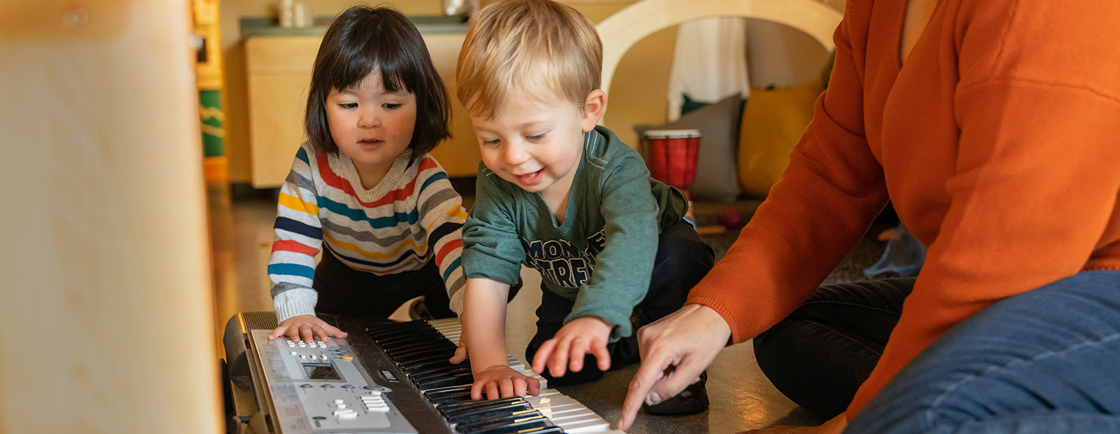 children playing with toy