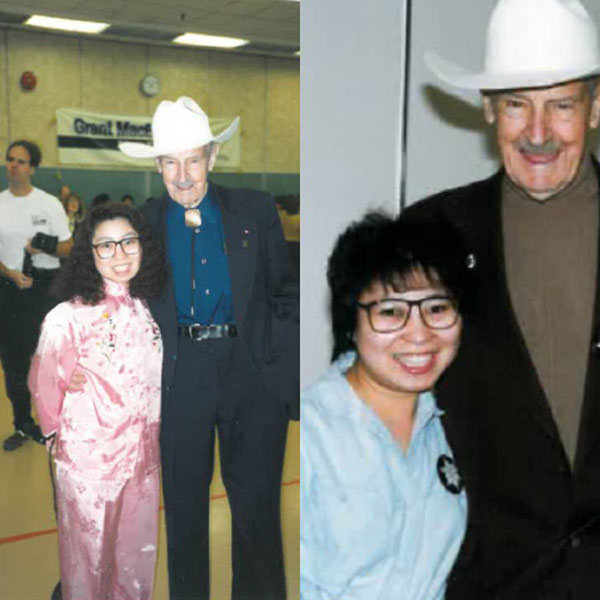 Photo of Kathy Wong and Dr. MacEwan