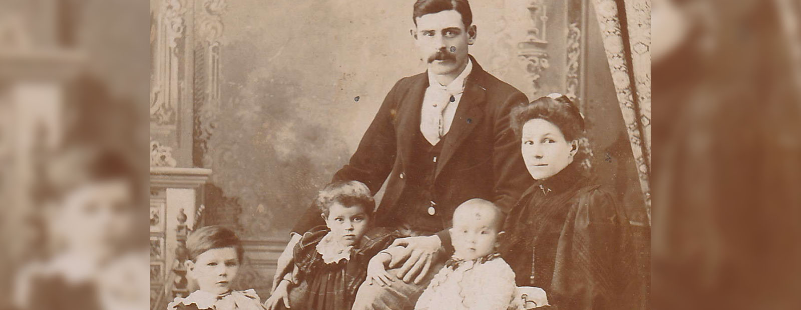 couple and children.