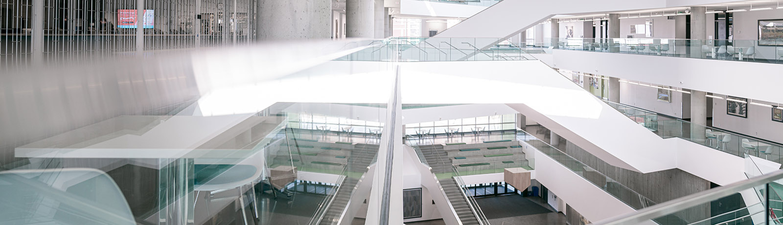 An empty Allard Hall in March 2020.