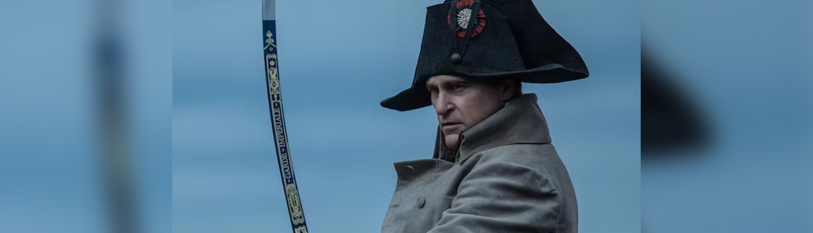 Screen shot of Joaquin Phoenix in Ridley Scott’s ‘Napoleon.’