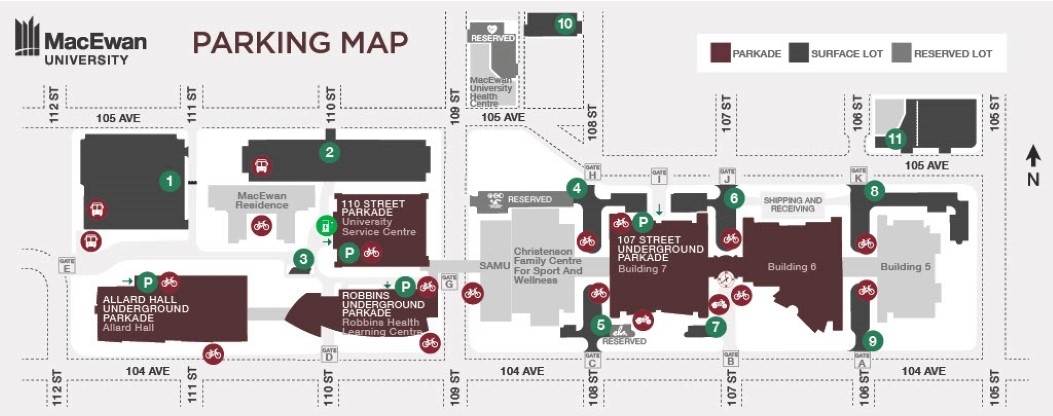 City Centre Campus map