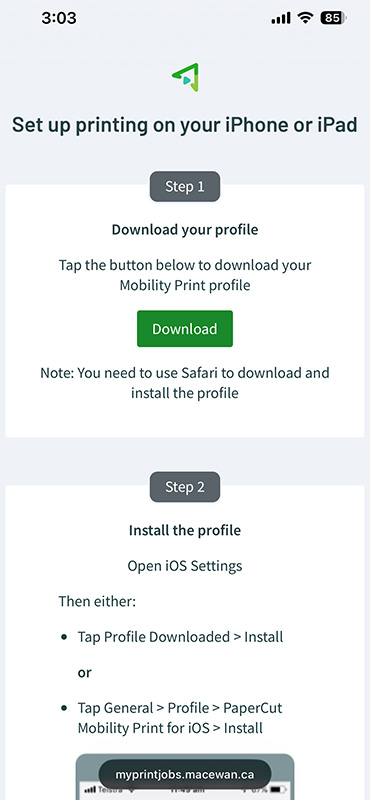 popup