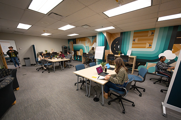 interior photo of the Writing Centre