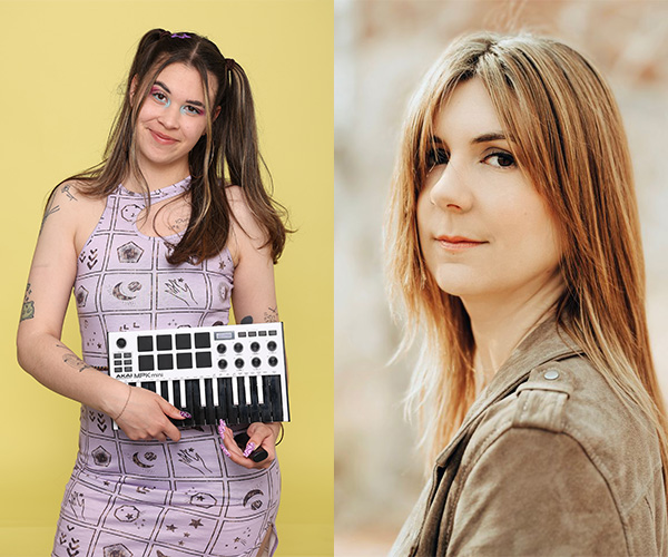 Headshots of Siri Iris and Olivia Street side by side.